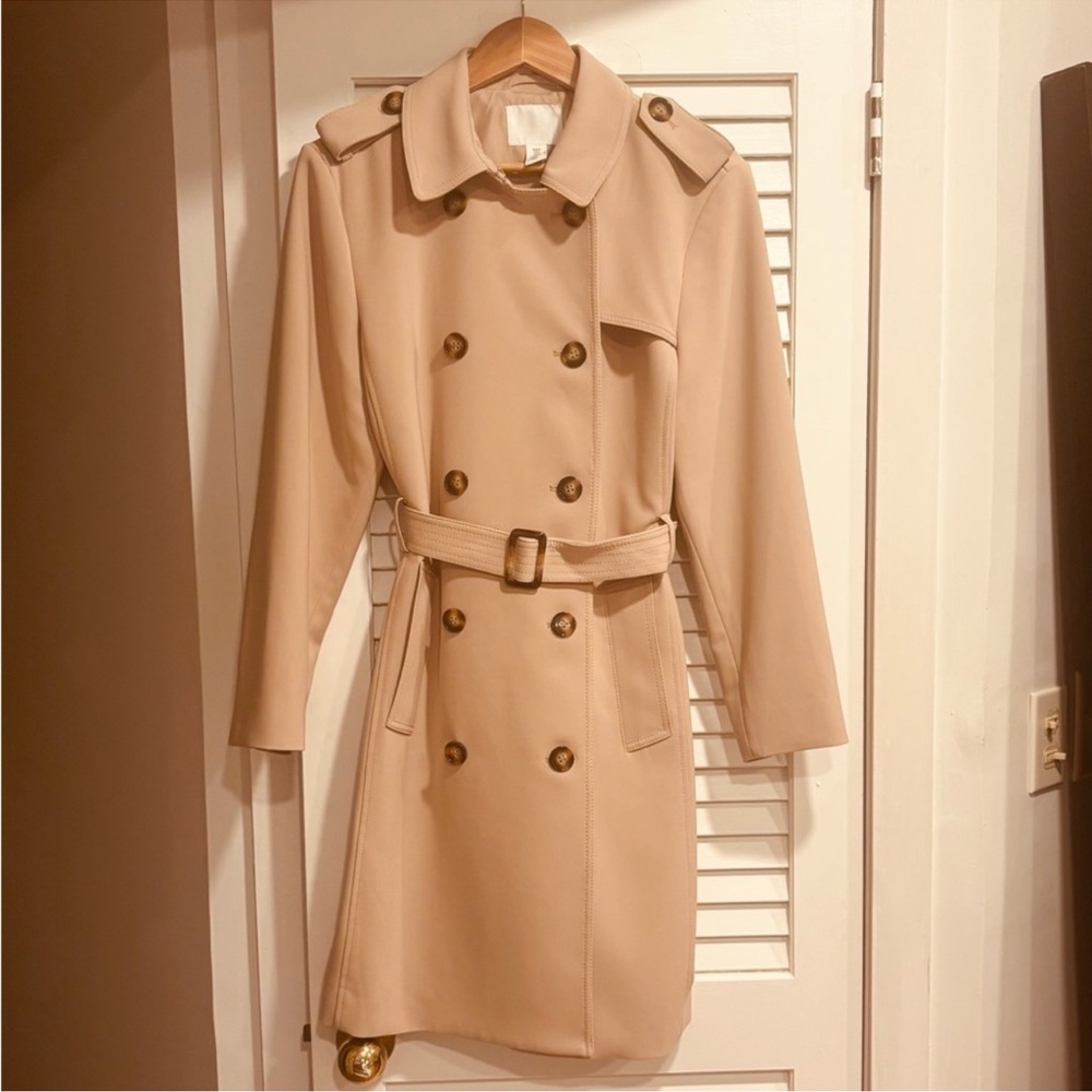 H&M Beige Women's Trench Coat - Picture 7 of 15